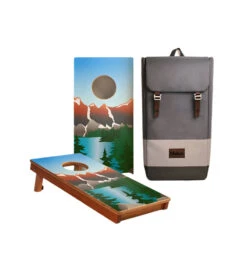 Elakai Outdoors Compact Travel Corn Hole Board + Bags