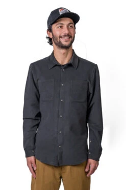 Flylow Fez Shirt (2024) -Colorado Kayak Shop F23 Fez Shirt Black Front 1200x 602b5d16 75e3 4eba 9cd5 6da9df090bd3