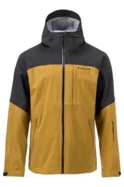 Men's 2025 Flylow Malone Jacket -Colorado Kayak Shop F24 MaloneJacket Rye Black front 1200x 20241011184859