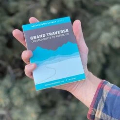 Beacon Ski Maps: Grand Traverse -Colorado Kayak Shop GT Map folded 800 x 800