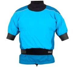Kokatat M's Blast Shorty Semi Dry Top -Colorado Kayak Shop Kokatat hydrus 25 blast semi dry shorty unisex electric blue front 1