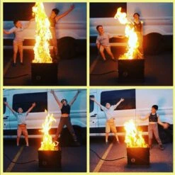 LavaBox Krakatoa FireBreather Portable Fire Pit -Colorado Kayak Shop Krakatoa Action 4