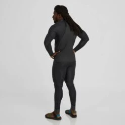 NRS Men's Hydroskin 1.0 Shirt -Colorado Kayak Shop NRS Mens Hydroskin 1.0 Long Sleeve Shirt Worn Back