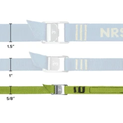 NRS 5/8" Micro Straps 7 NRS 5/8" Micro Straps -Colorado Kayak Shop NRS58MicroCamStrapSizeComparison