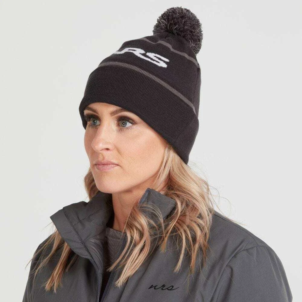 NRS Pom Beanie NRS Pom Beanie -Colorado Kayak Shop NRS 12553 01 CharcoalBlack Model Left 090121 1000x1000 77ffa902 6b2c 43db 8658 e91e47e3f42b