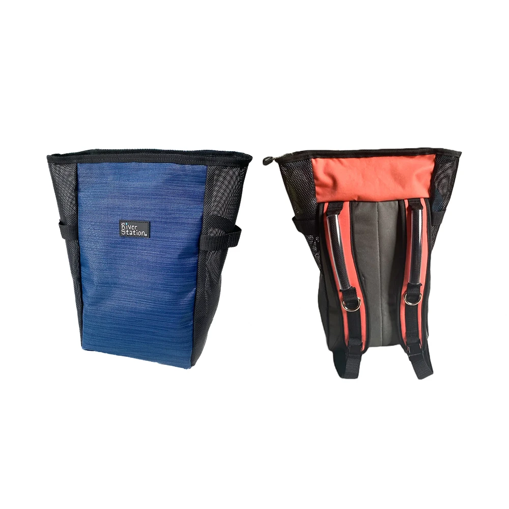 River Station Thwart Mesh Gear Bag River Station Thwart Mesh Gear Bag -Colorado Kayak Shop RiverStationThwartMeshGearBagSalmon