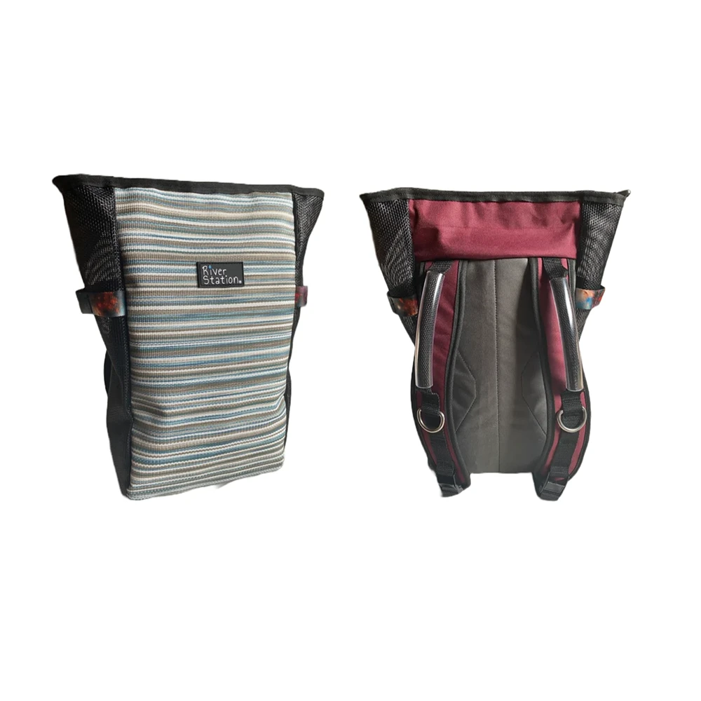 River Station Thwart Mesh Gear Bag River Station Thwart Mesh Gear Bag -Colorado Kayak Shop RiverStationThwartMeshGearBagWine