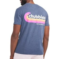 Chubbies The Sandbar Tee -Colorado Kayak Shop Sandbar Navy back