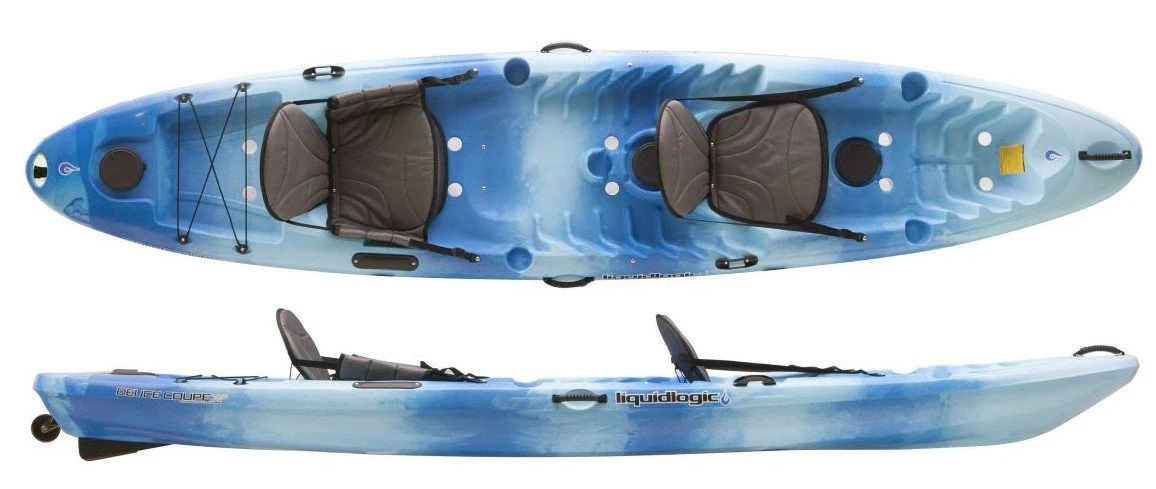 LiquidLogic Deuce Coupe SOT Kayak LiquidLogic Deuce Coupe SOT Kayak -Colorado Kayak Shop deuce coupe blue ice