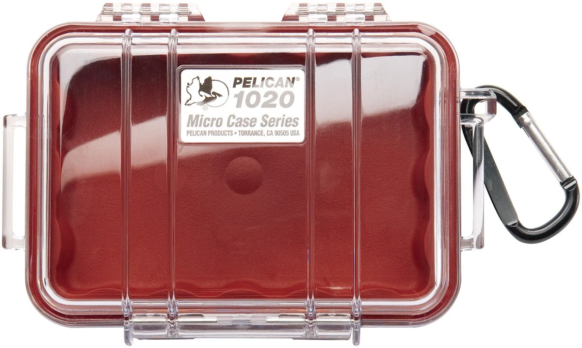 Pelican Micro Drycase 1020 Pelican Micro Drycase 1020 -Colorado Kayak Shop pelican 1020 red